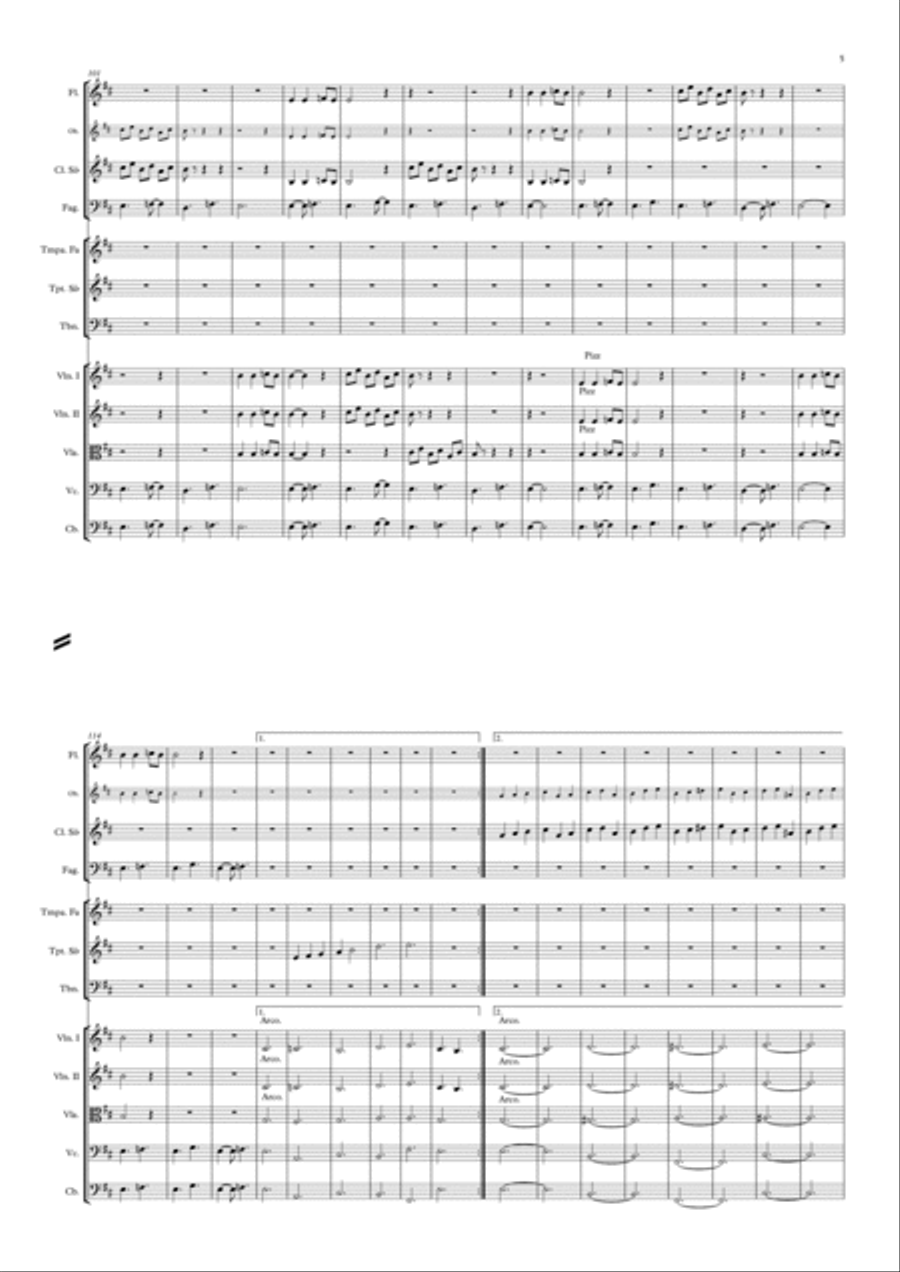 History Isolated - Original Composition for Orchestra Full Orchestra scores gallery preview page 5
