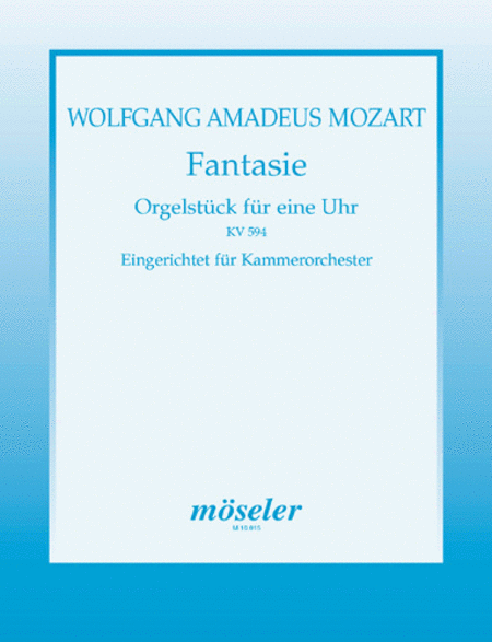 Fantasie f-Moll KV 594