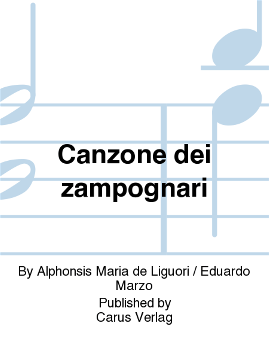 Canzone dei zampognari SA scores gallery preview page 1