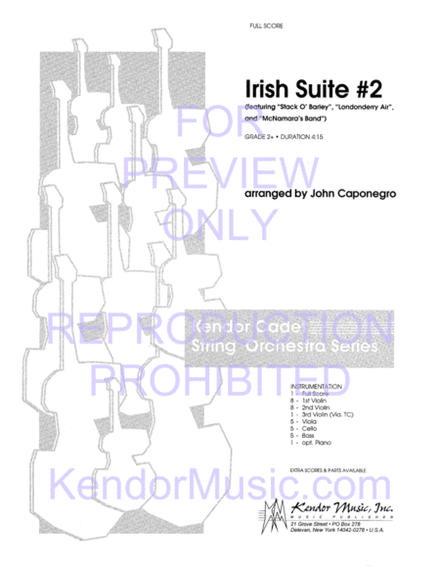 Irish Suite #2 (Full Score)