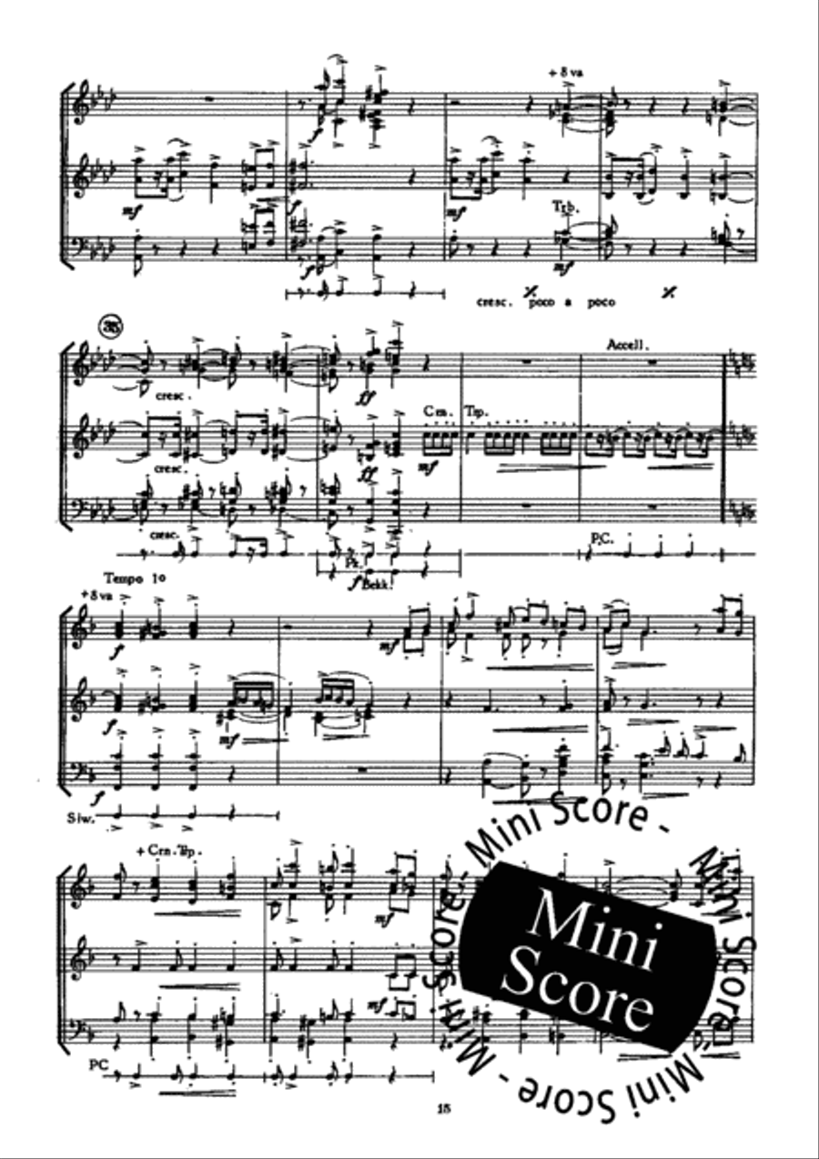 Airs de Fete Fanfare Band scores gallery preview page 17