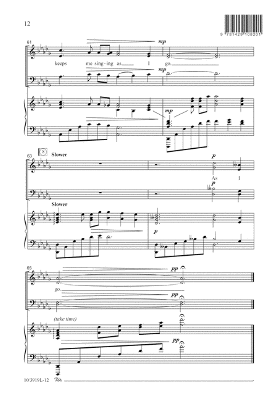 He Keeps Me Singing 4-Part scores gallery preview page 13