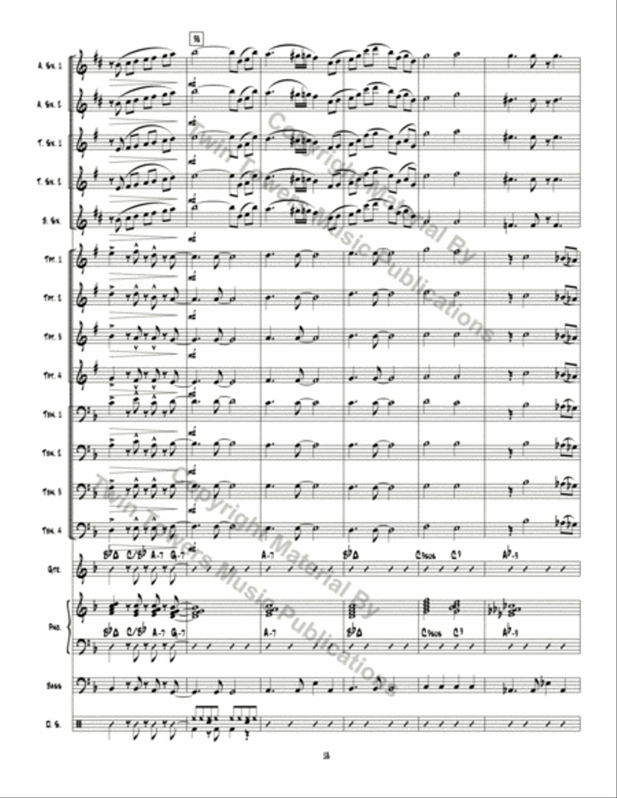 Table Time Table Time Jazz Ensemble scores gallery preview page 19