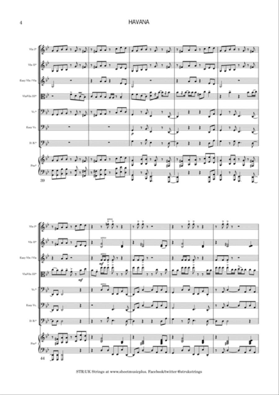 Havana Score and Parts scores gallery preview page 5