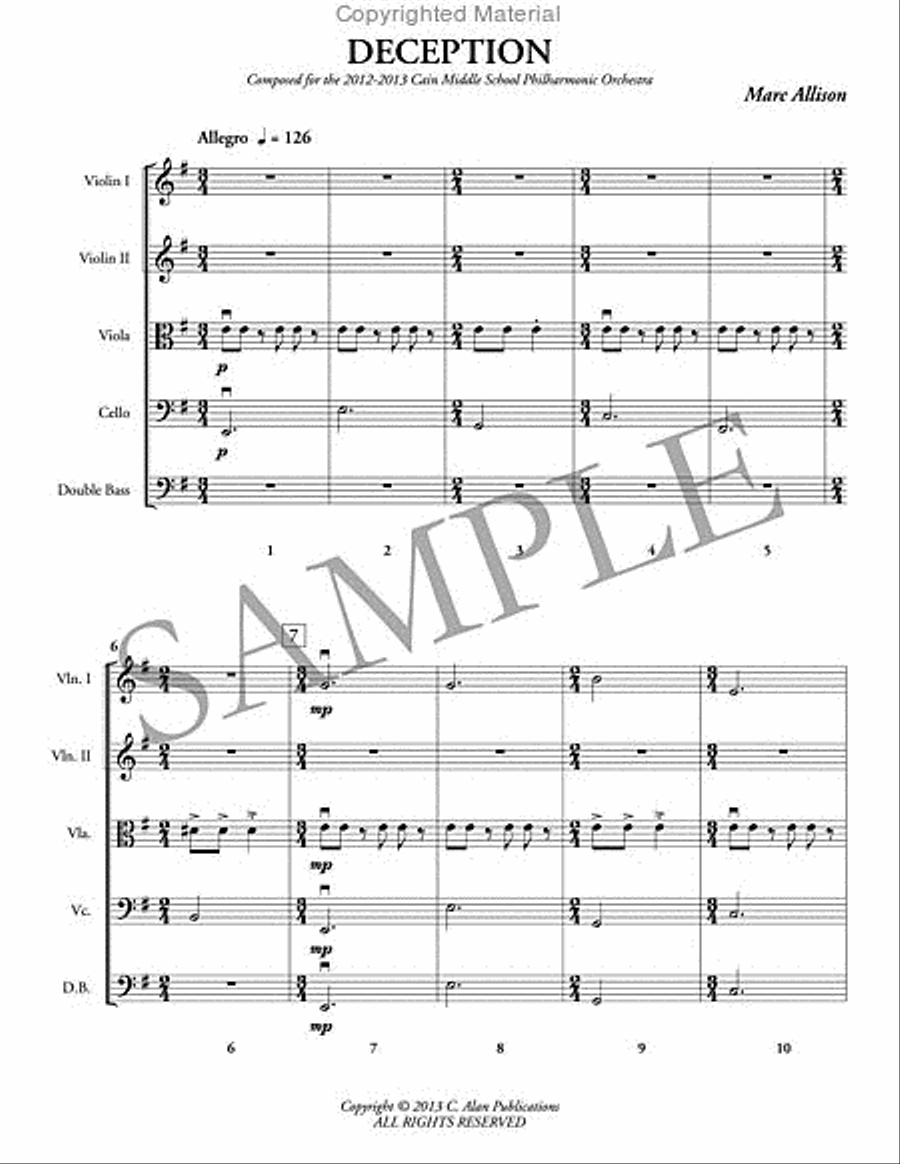 Deception String Orchestra scores gallery preview page 2