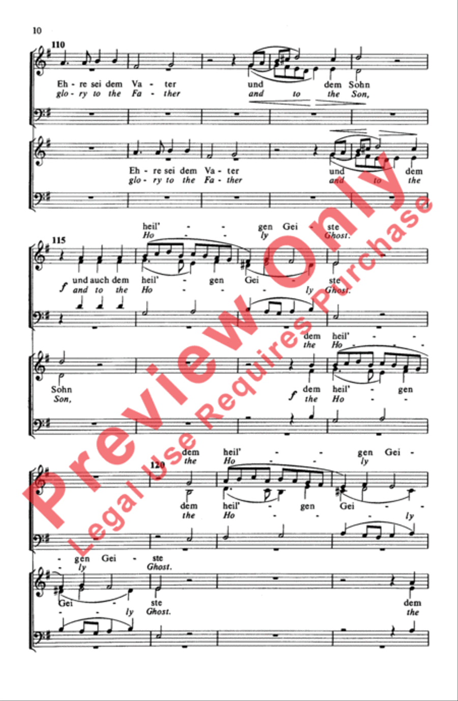 Psalm 100 4-Part scores gallery preview page 11