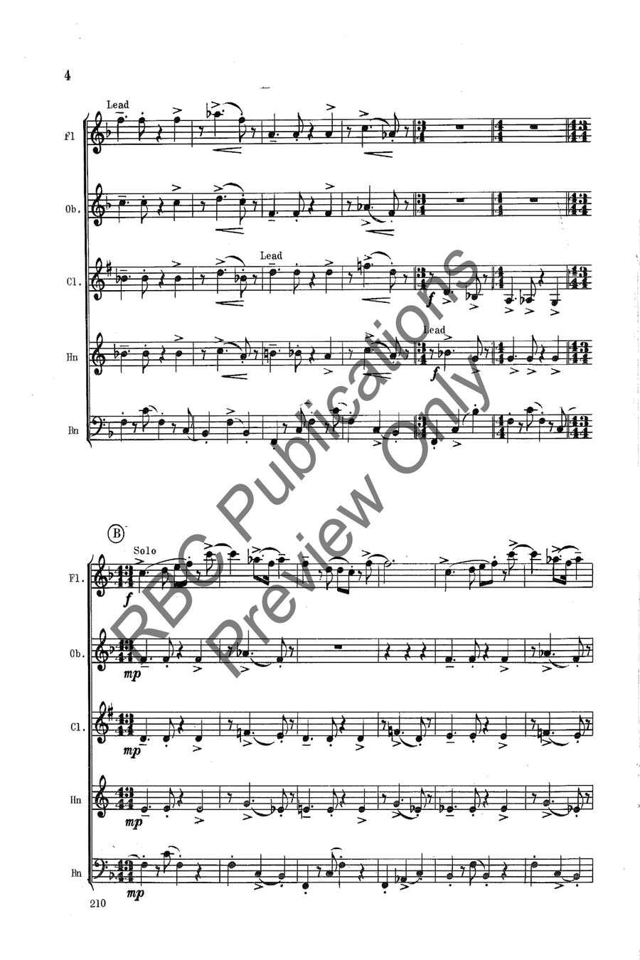 Bossa Waltz Bossa Waltz Score scores gallery preview page 5