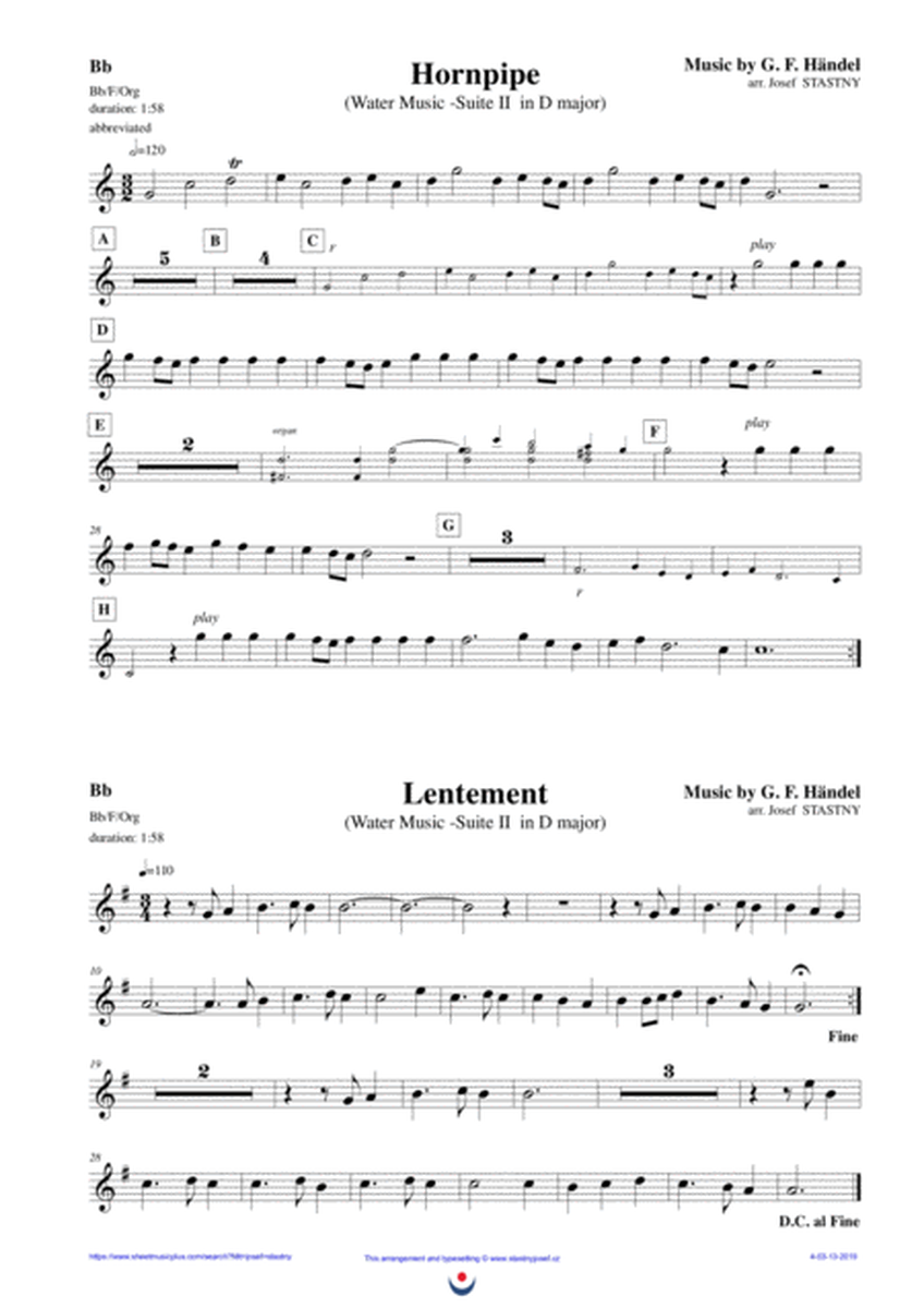 Hornpipe and Lentement (Water Music) image number null