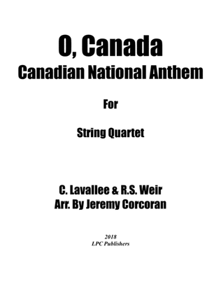 O, Canada for String Quartet