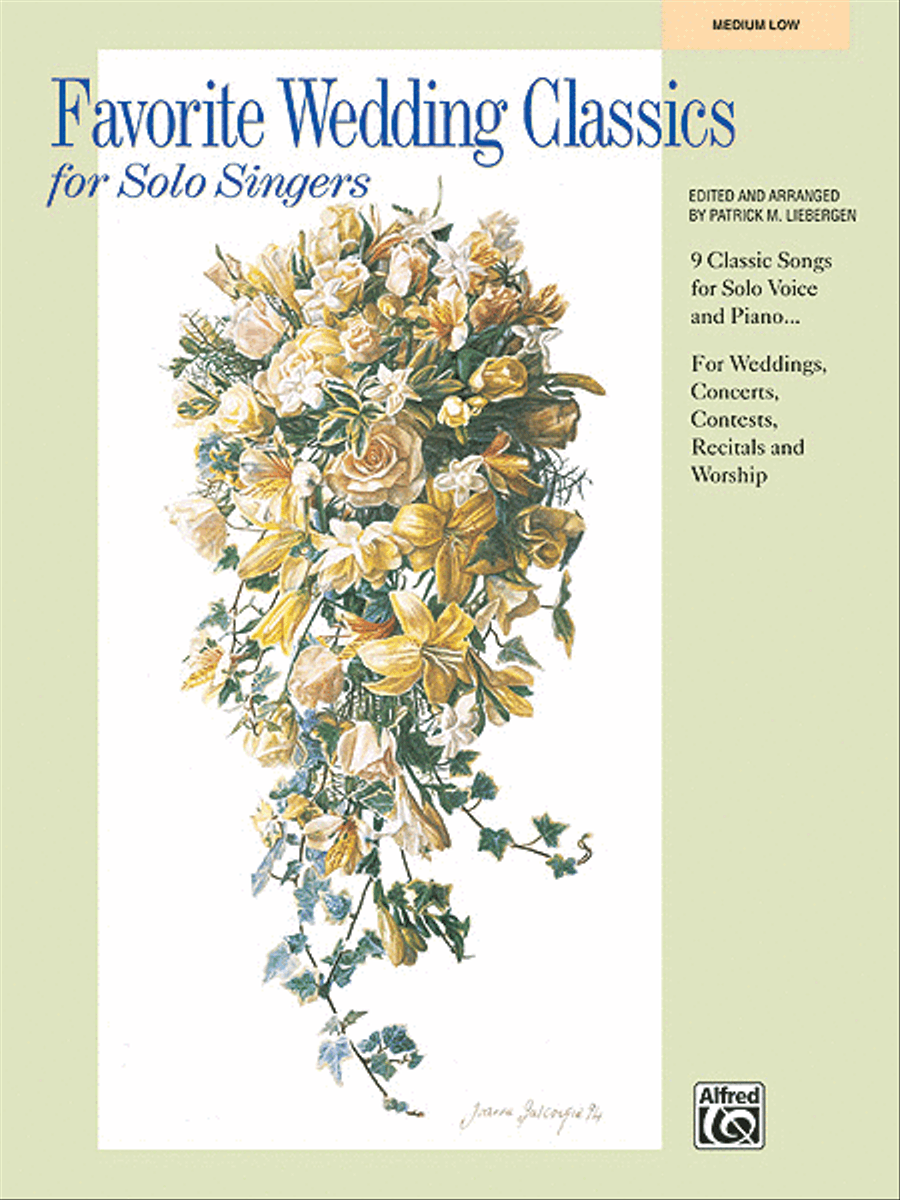 Favorite Wedding Classics for Solo Singers Medium-Low Voice scores gallery preview page 1