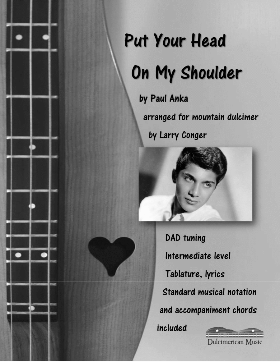 Put Your Head On My Shoulder Dulcimer scores gallery preview page 1