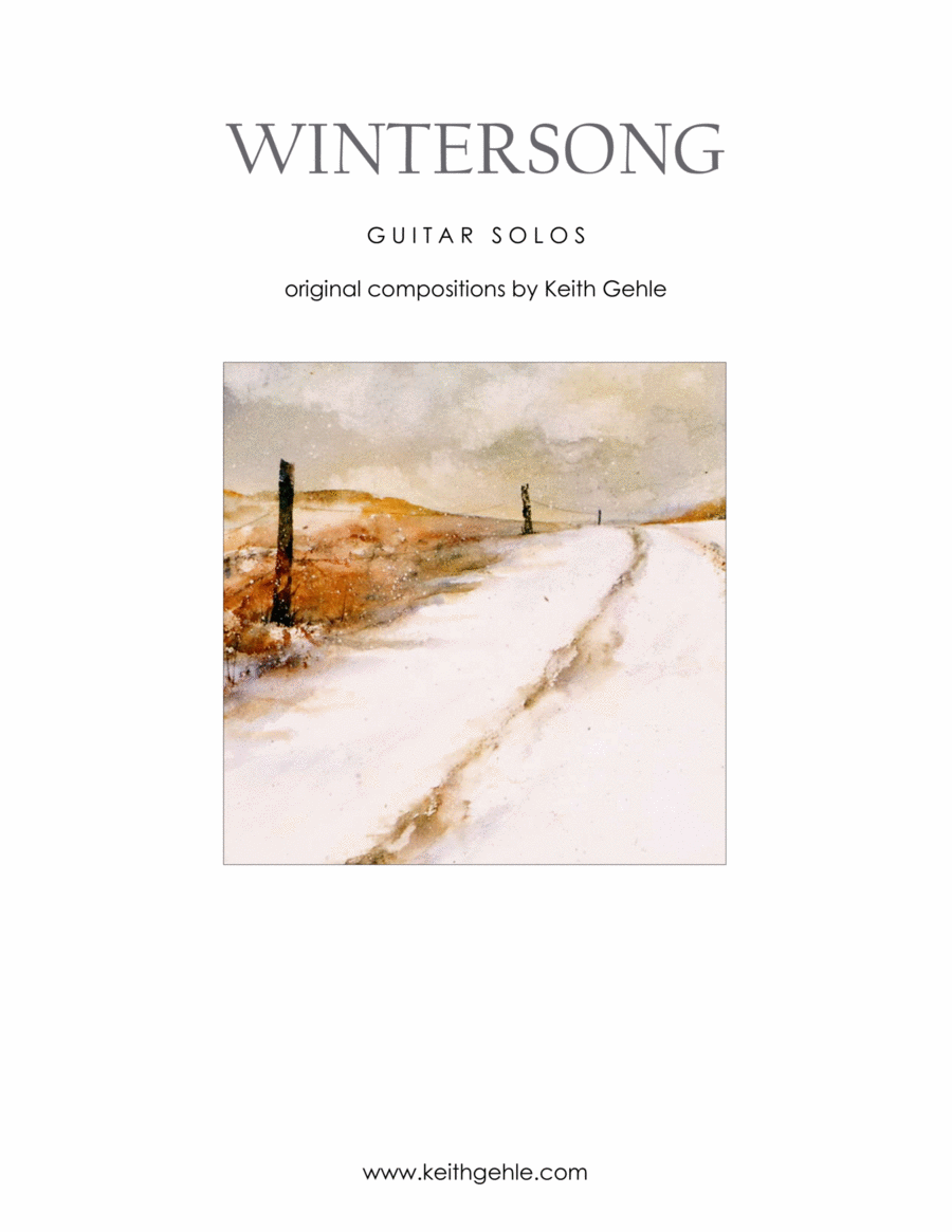 "Wintersong" album for solo classical fingerstyle guitar image number null