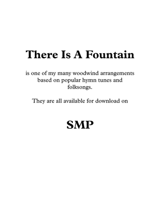Book cover for There Is A Fountain, for Clarinet Duet