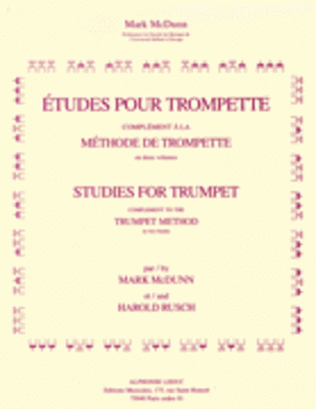 Book cover for Etudes Pour Trompette (trumpet Solo)