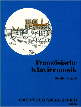 Book cover for French piano music for the youth