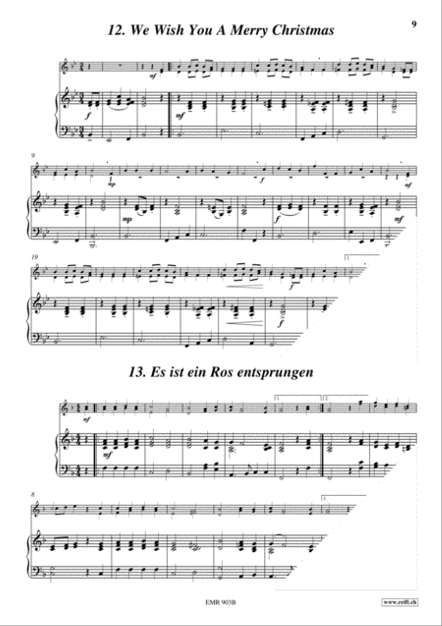 28 Weihnachtsmelodien Vol. 1 + 2 Woodwind Duet scores gallery preview page 9