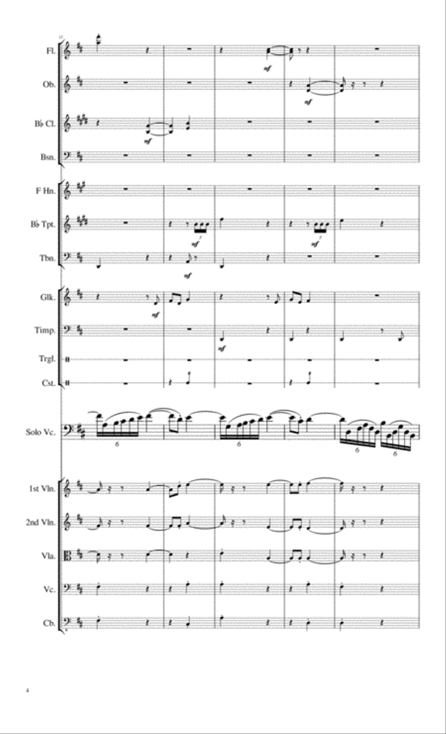Cello Concerto in Maqam Hijaz D 