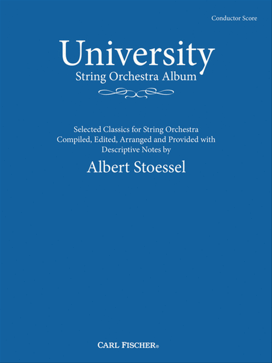 University String Orchestra Album