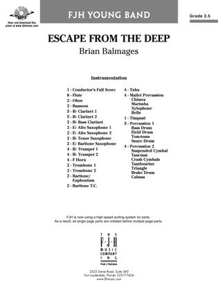 Escape from the Deep: Score