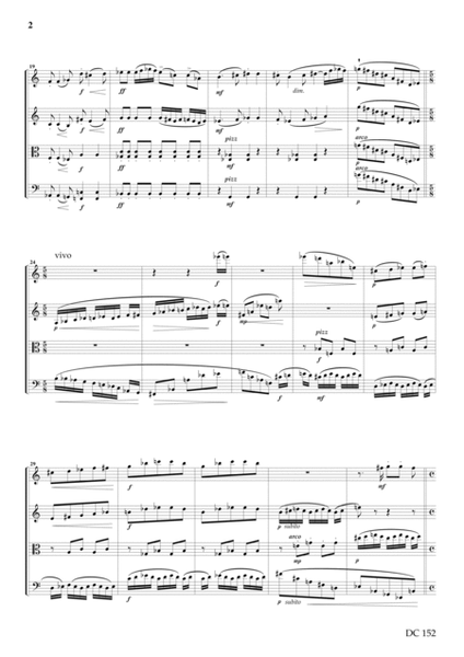 String Quartet No 2 (Score) image number null
