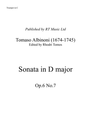 Albinoni Sonata in D major Op.6 No.7 - Solo trumpet and piccolo trumpets parts