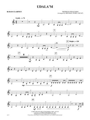 Udala'm: B-flat Bass Clarinet