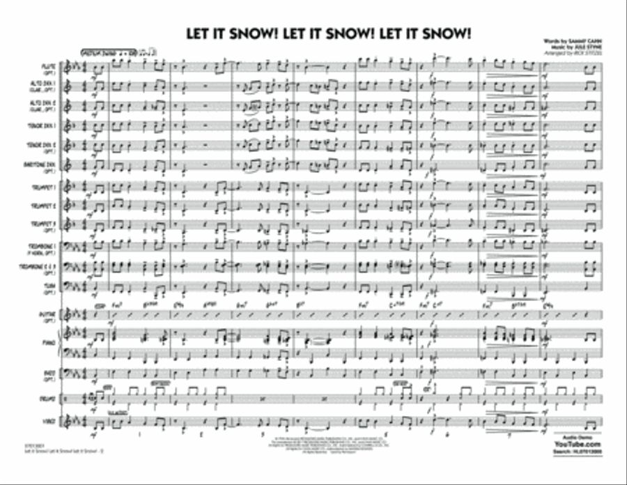 Let It Snow! Let It Snow! Let It Snow! - Conductor Score (Full Score) Jazz Ensemble scores gallery preview page 2