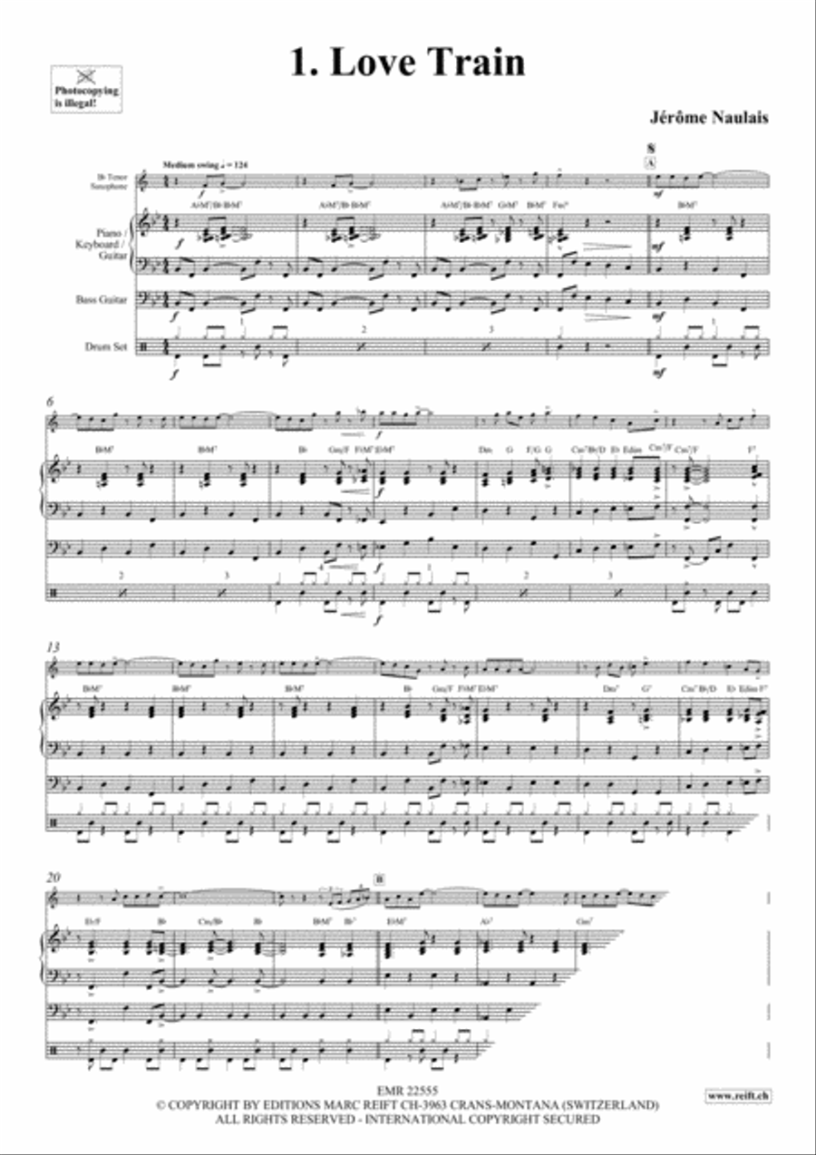 Play With Your Band Volume 4 Tenor Saxophone scores gallery preview page 3