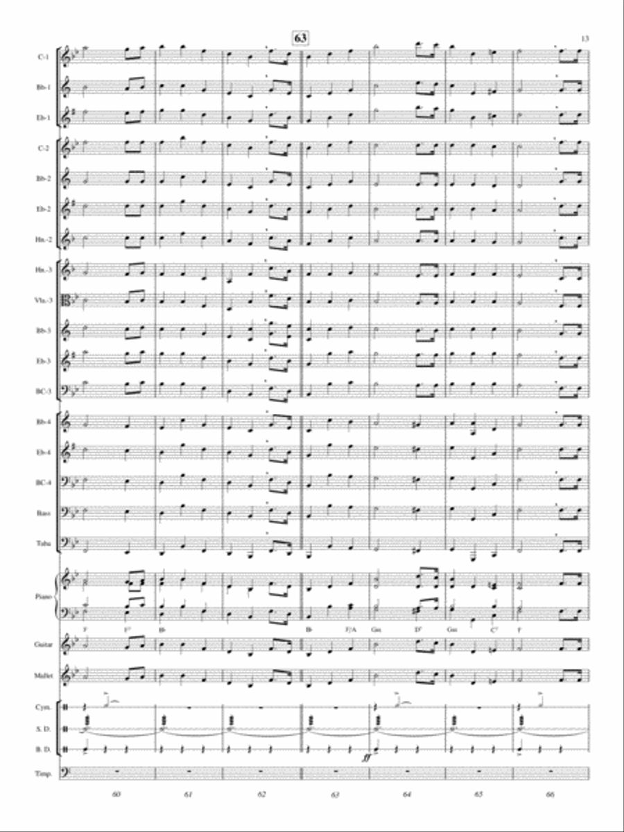 A Patriotic Treasure Concert Band scores gallery preview page 12