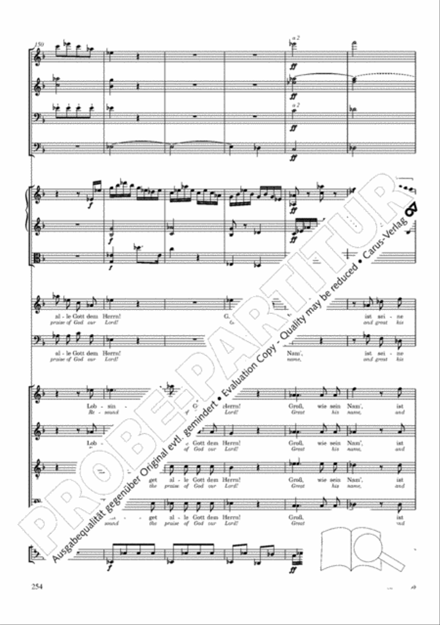 The Creation (Die Schopfung) 4-Part scores gallery preview page 274