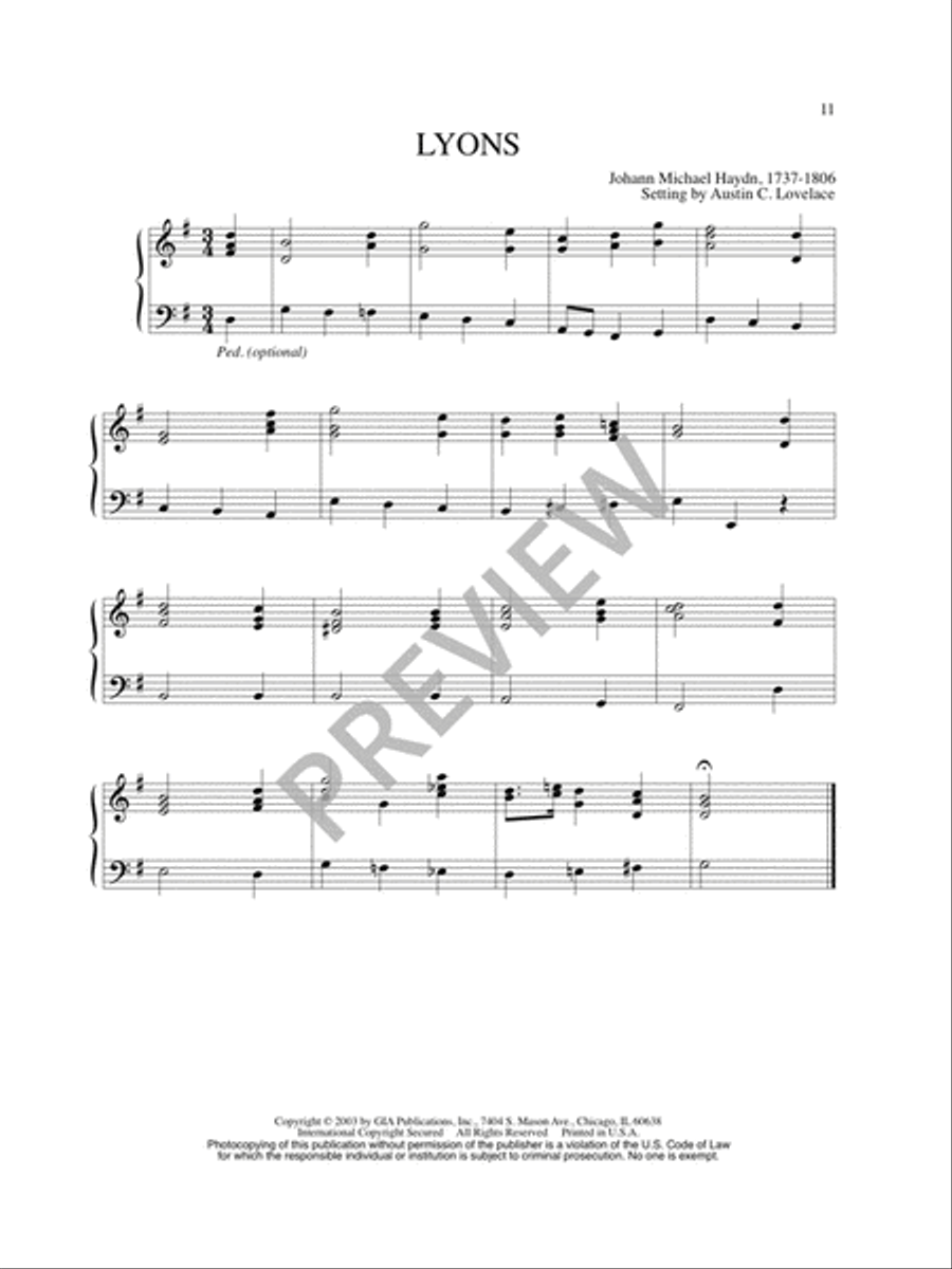 Fifteen Free Harmonizations Organ scores gallery preview page 13