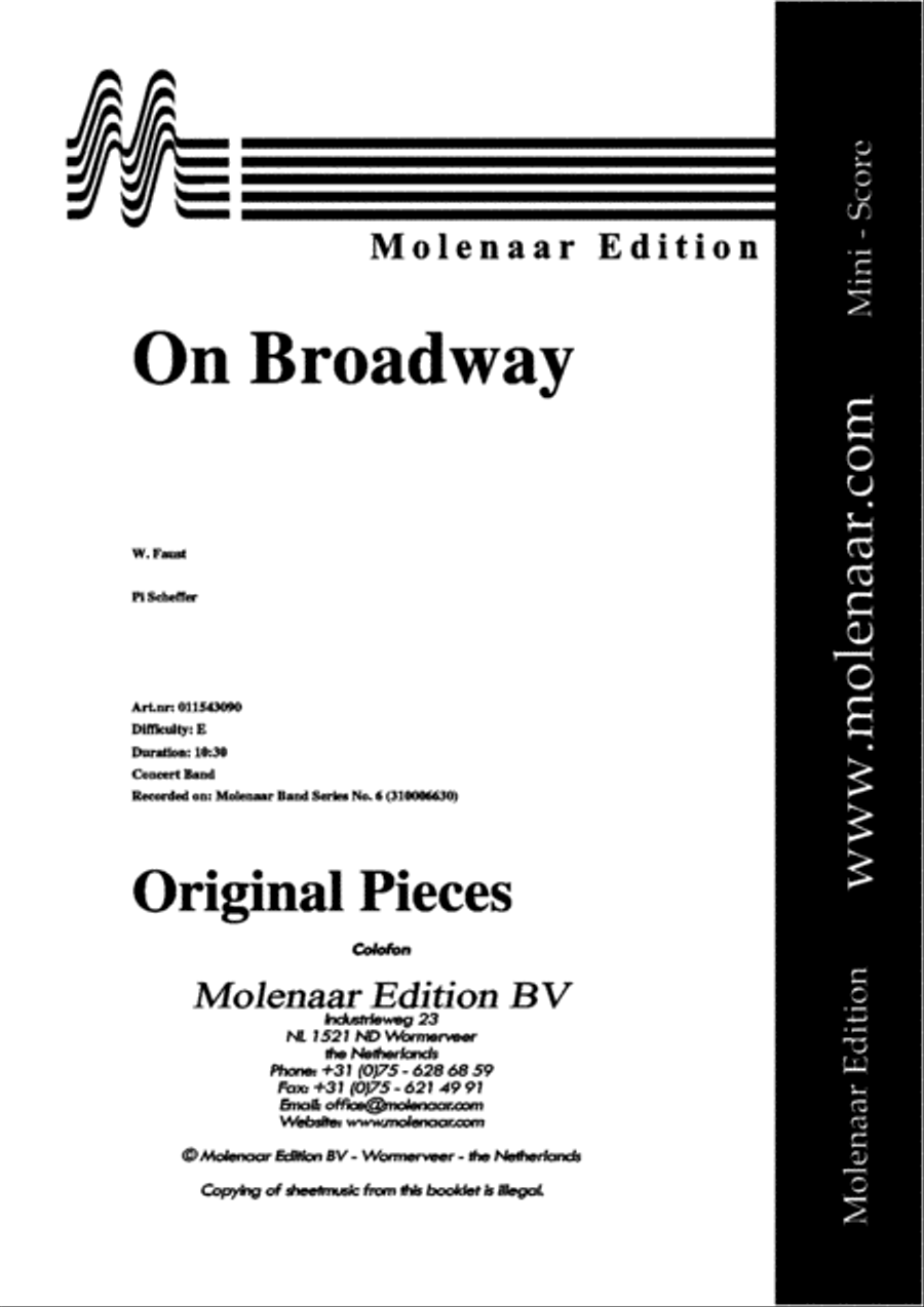 On Broadway On Broadway Concert Band scores gallery preview page 2