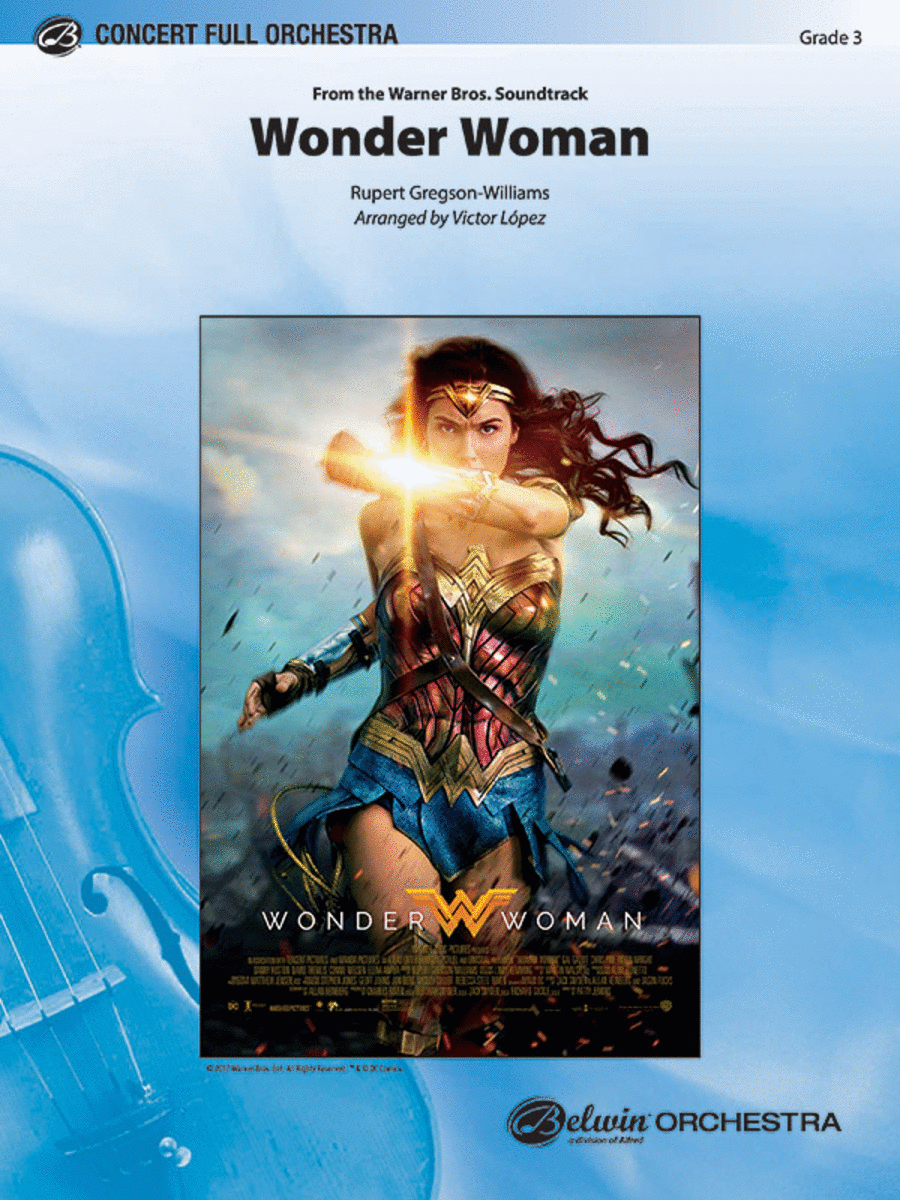 Wonder Woman -- From the Warner Bros. Soundtrack Full Orchestra scores gallery preview page 1