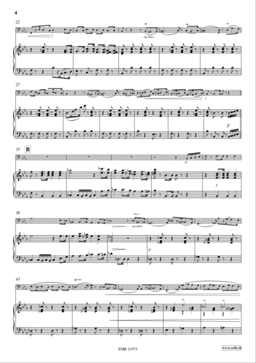 Grande Marche Bass Trombone scores gallery preview page 4