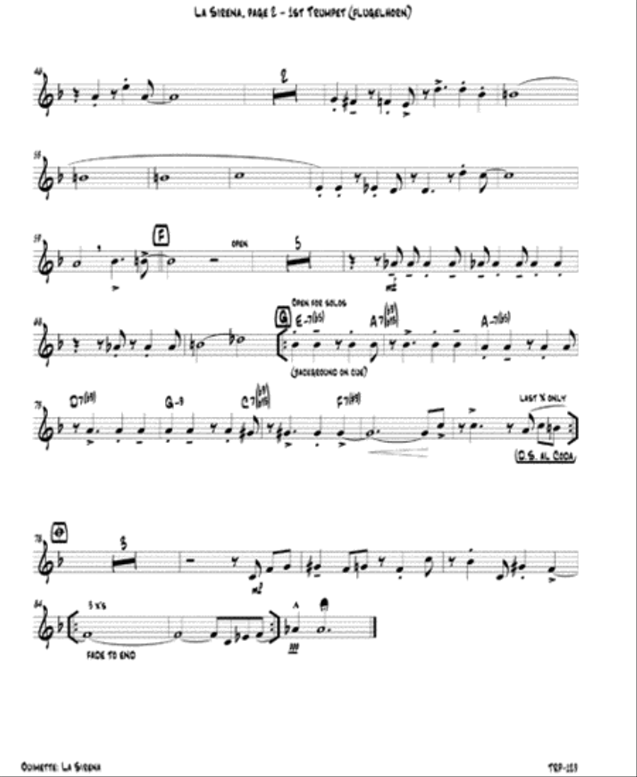 La Sirena Small Ensemble scores gallery preview page 7