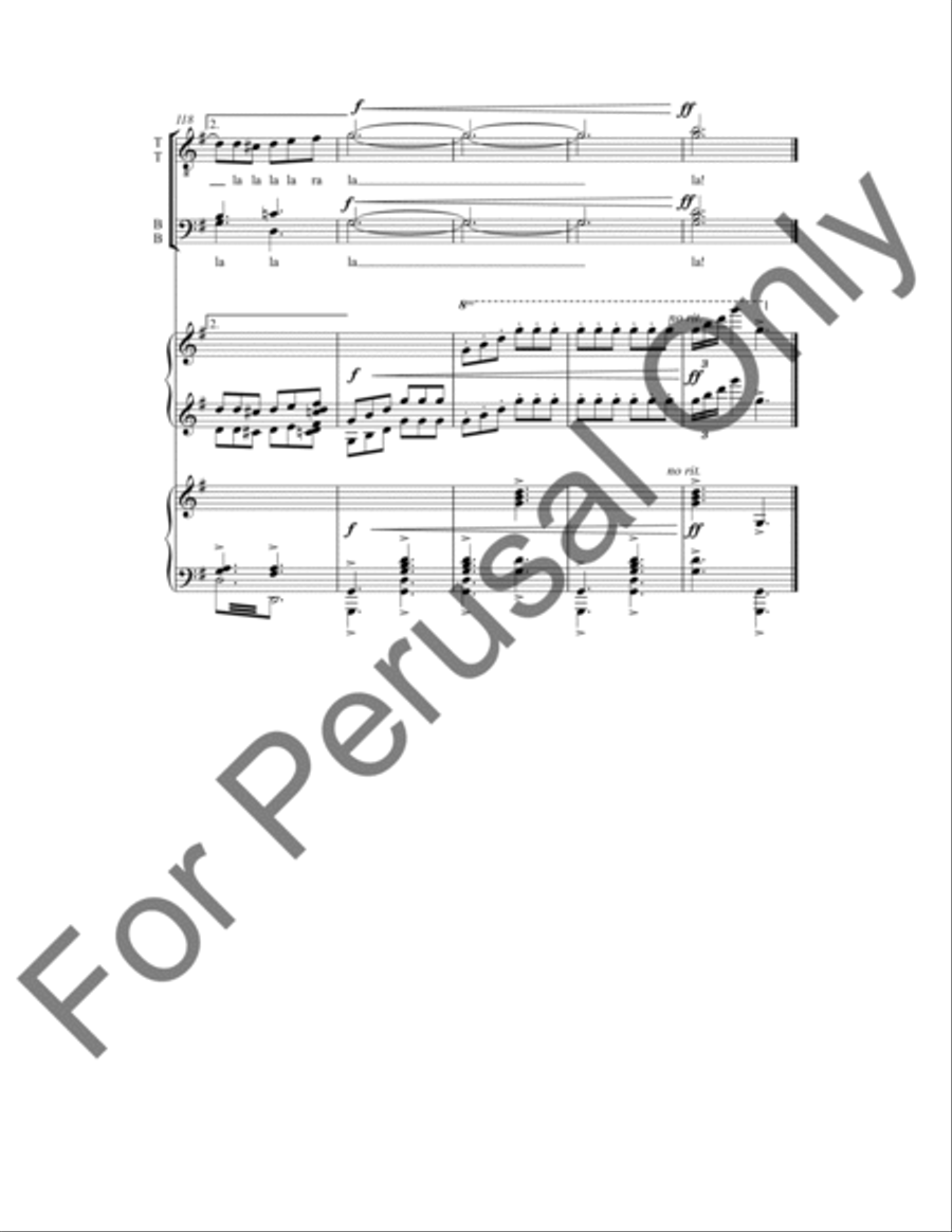 La Danza La Danza TTBB scores gallery preview page 12