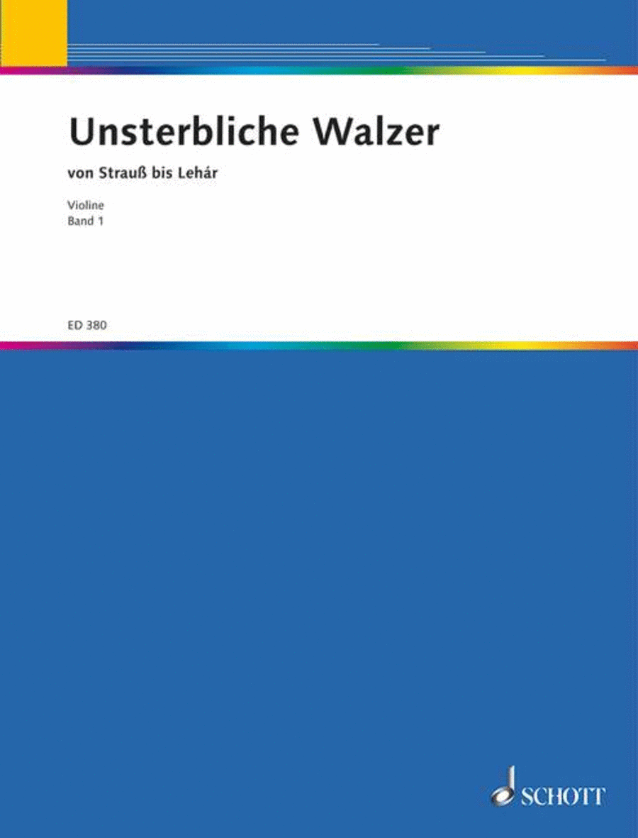 Unsterbliche Walzer Violin Solo scores gallery preview page 1