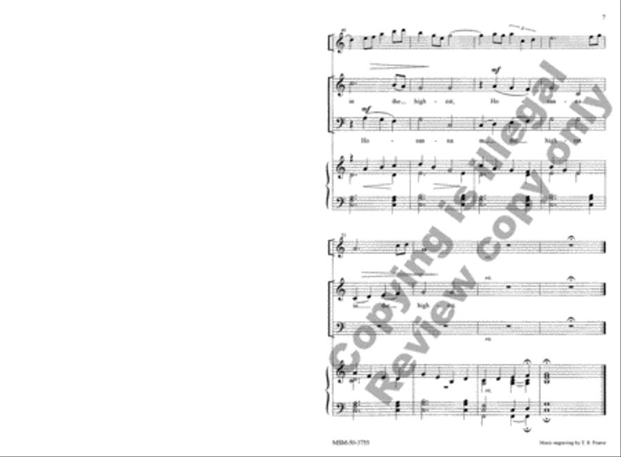 Hosanna in the Highest Hosanna in the Highest SSA scores gallery preview page 7