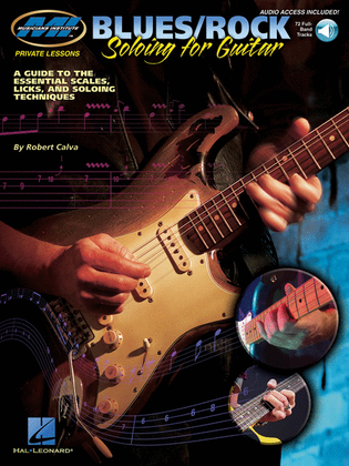 Book cover for Blues/Rock Soloing for Guitar