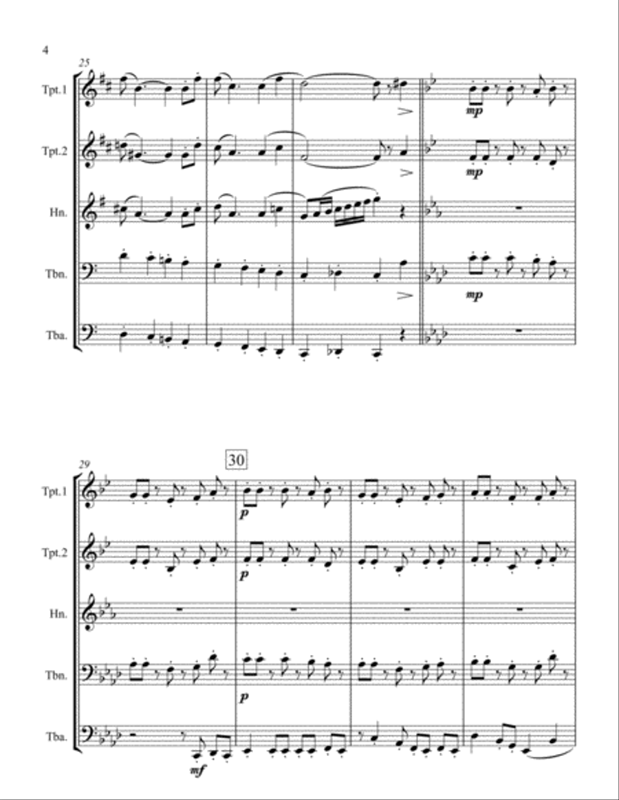The Wells Fargo Wagon Horn scores gallery preview page 4
