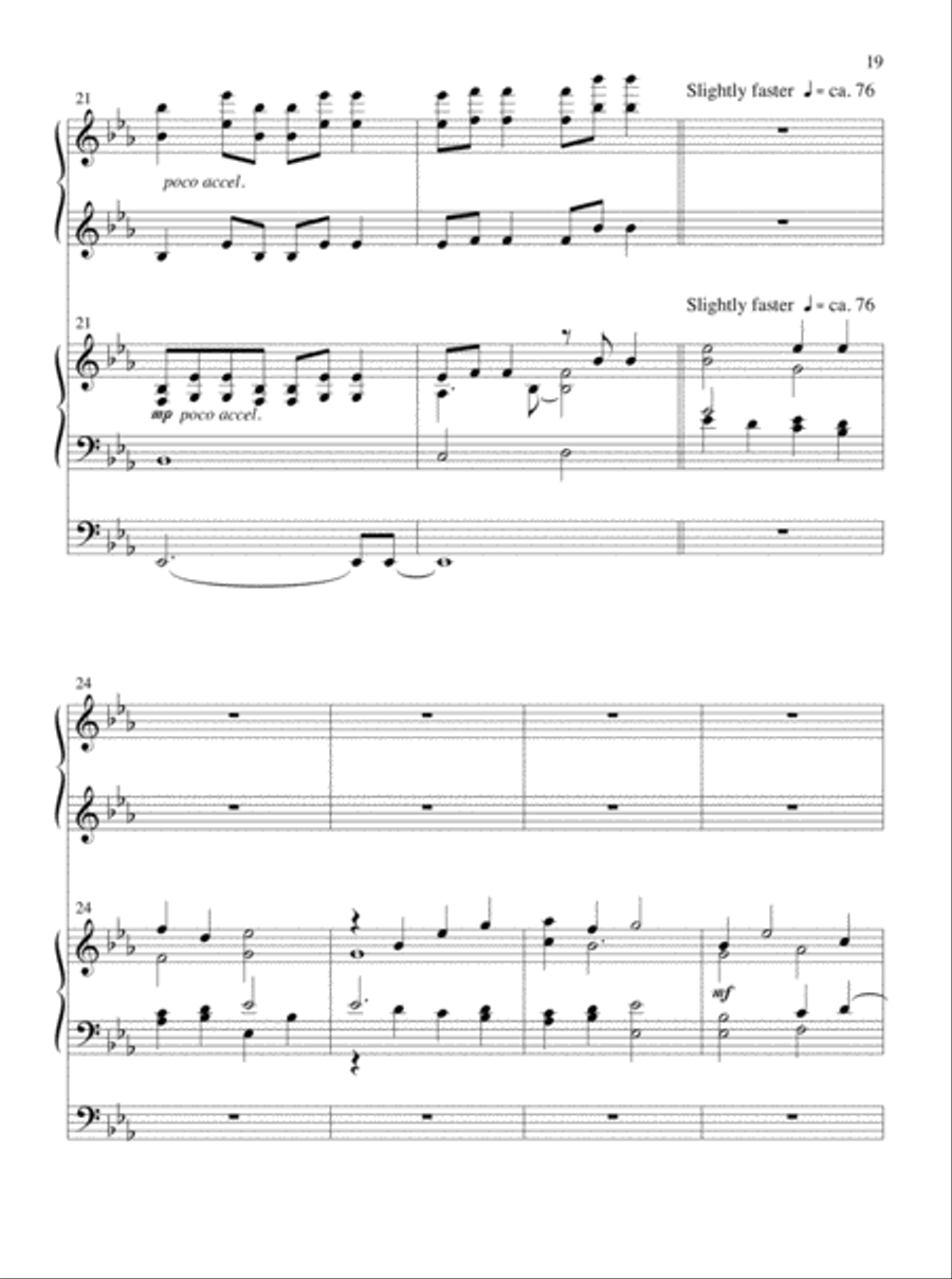 Glory and Honor, Praise and Adoration! Organ scores gallery preview page 11