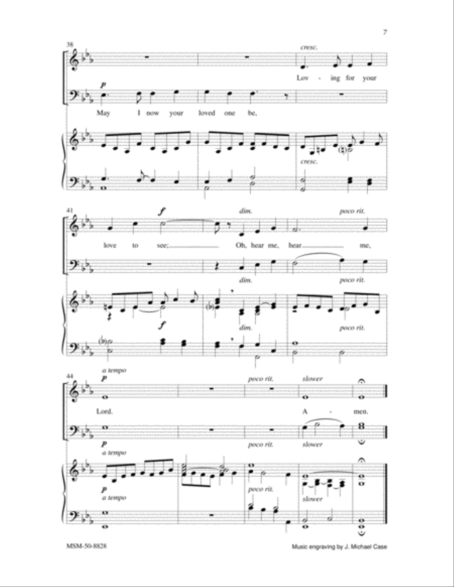 Take My Life, and Let It Be 4-Part scores gallery preview page 4
