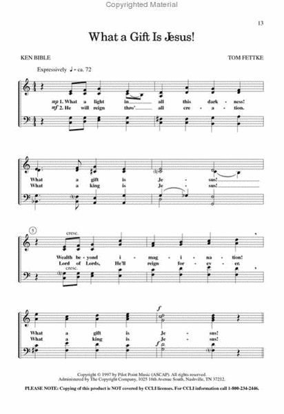 Four Noels for A Cappella Choir (Anthem) image number null