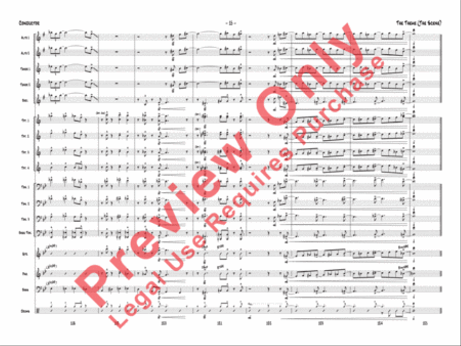 The Theme (The Scene) Jazz Ensemble scores gallery preview page 18