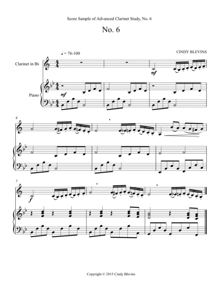 Clarinet Studies, Advanced