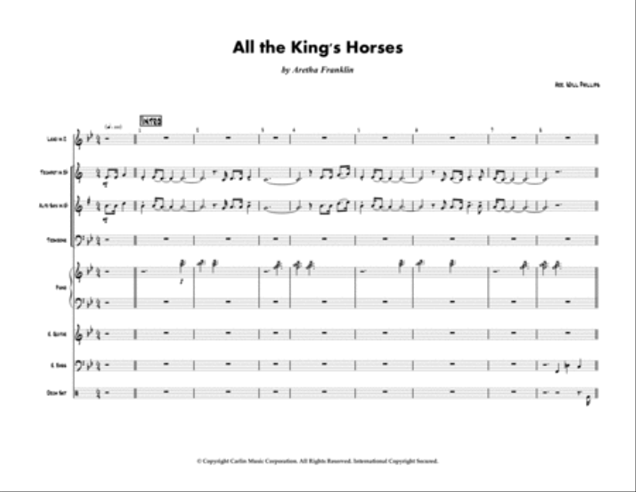 All The King's Horses Small Ensemble scores gallery preview page 3