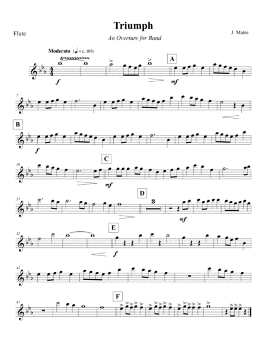 Triumph - An Overture for Band Concert Band scores gallery preview page 5
