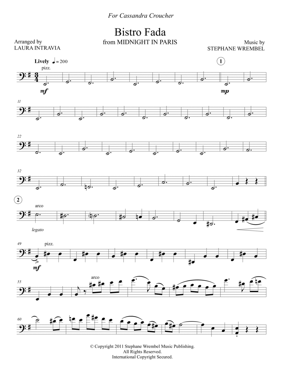 Bistro Fada Flute scores gallery preview page 1