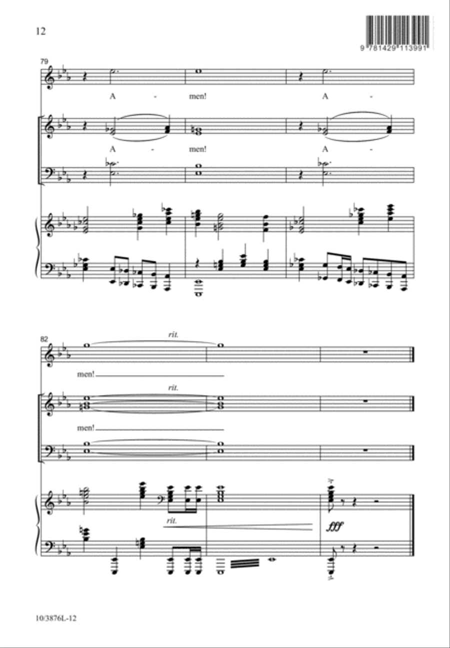 Only Thou Art Holy Divisi scores gallery preview page 13