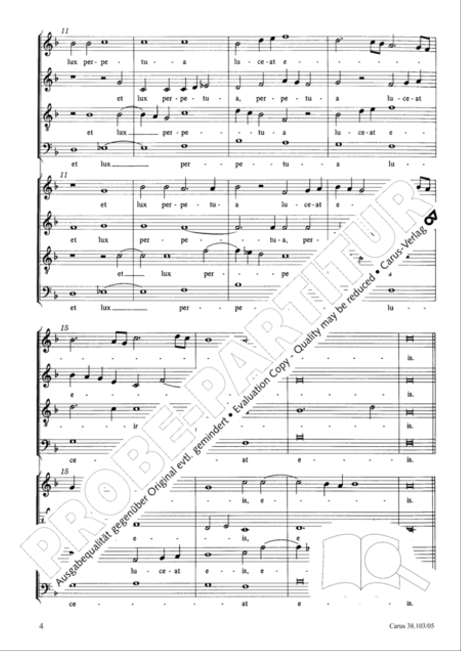 Introitus und Kyrie Introitus und Kyrie 4-Part scores gallery preview page 5